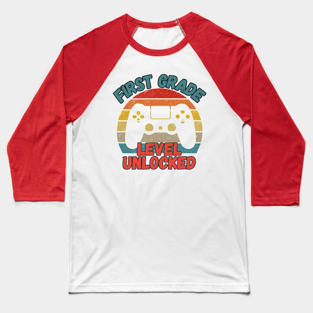 First grade Baseball T-Shirt by Don’t Care Co